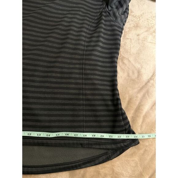 Columbia Gray Striped Long Sleeve Pullover Sweatshirt.Cinch Back. Women's. Sz XL - Picture 9 of 12